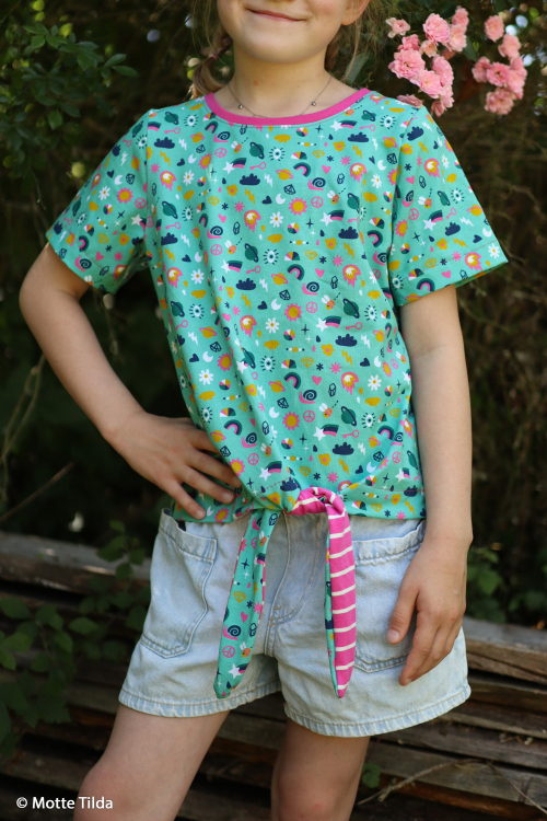 Preview: Jersey - little things - by Käselotti - mintgrün